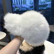 Faux Fur Baseball Cap