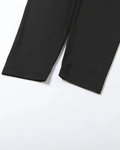 Black Mesh Patchwork Jumpsuit