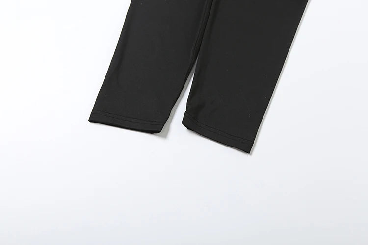 Black Mesh Patchwork Jumpsuit