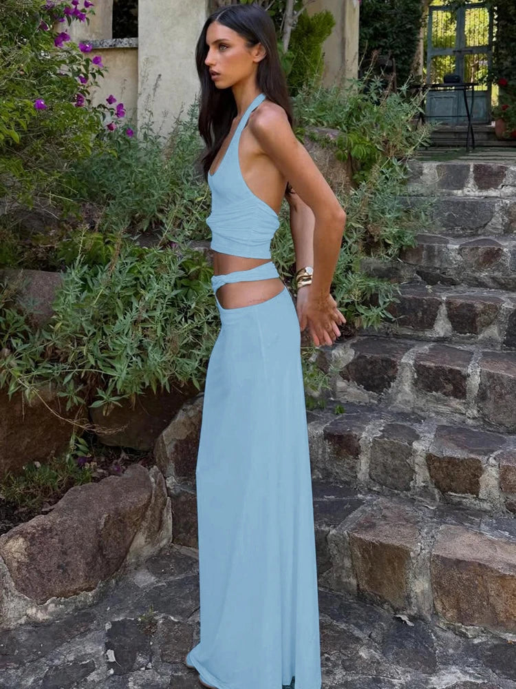 Ruched Skirt Set