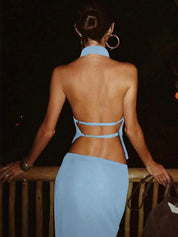Bora Bora 2 Piece Halter Skirt Set
