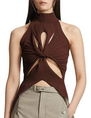 Cut Out Knitted Top