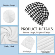 Houndstooth Beanie