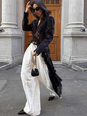 Lace Embroidered Blazer