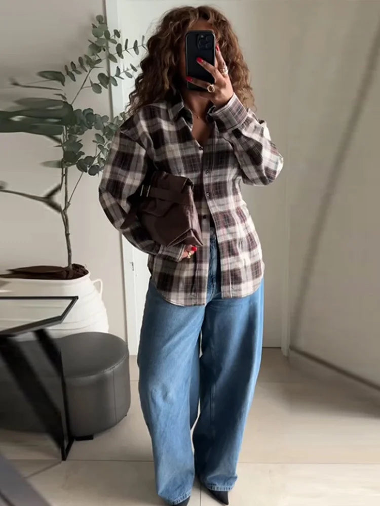 Chocolate Plaid Flannel