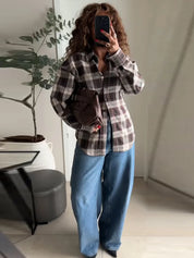 Chocolate Plaid Flannel