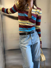 Knit Stripe Cardigan