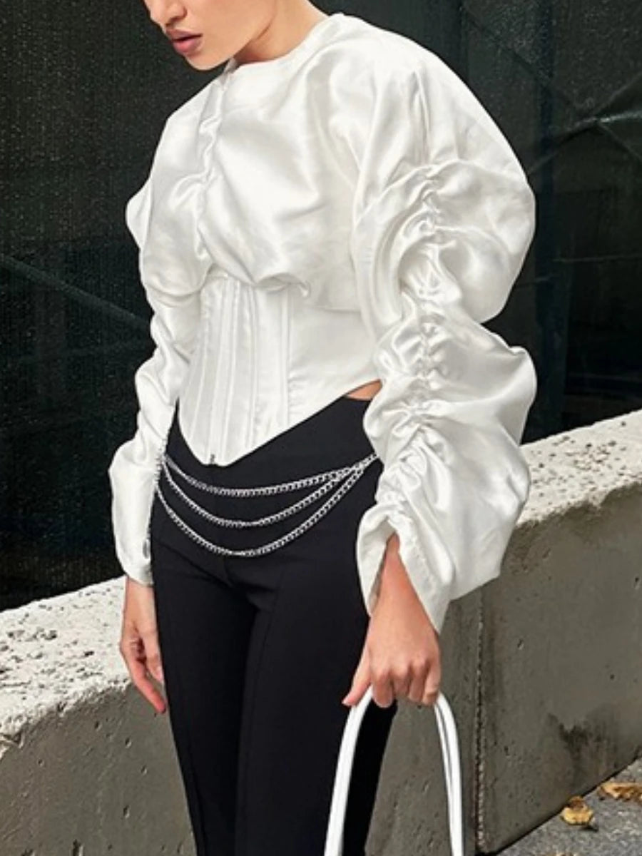 Angel Ruched Corset Top
