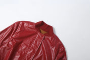 Rouge Faux Leather Set