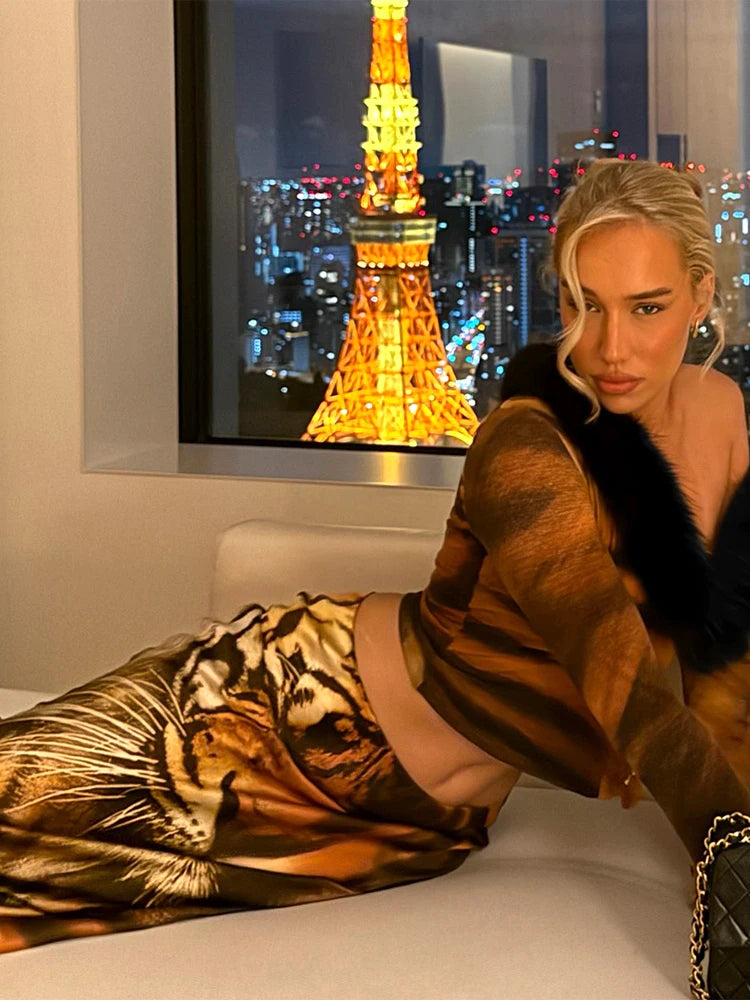 King Of The Jungle Skirt Set