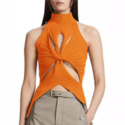 Cut Out Knitted Top