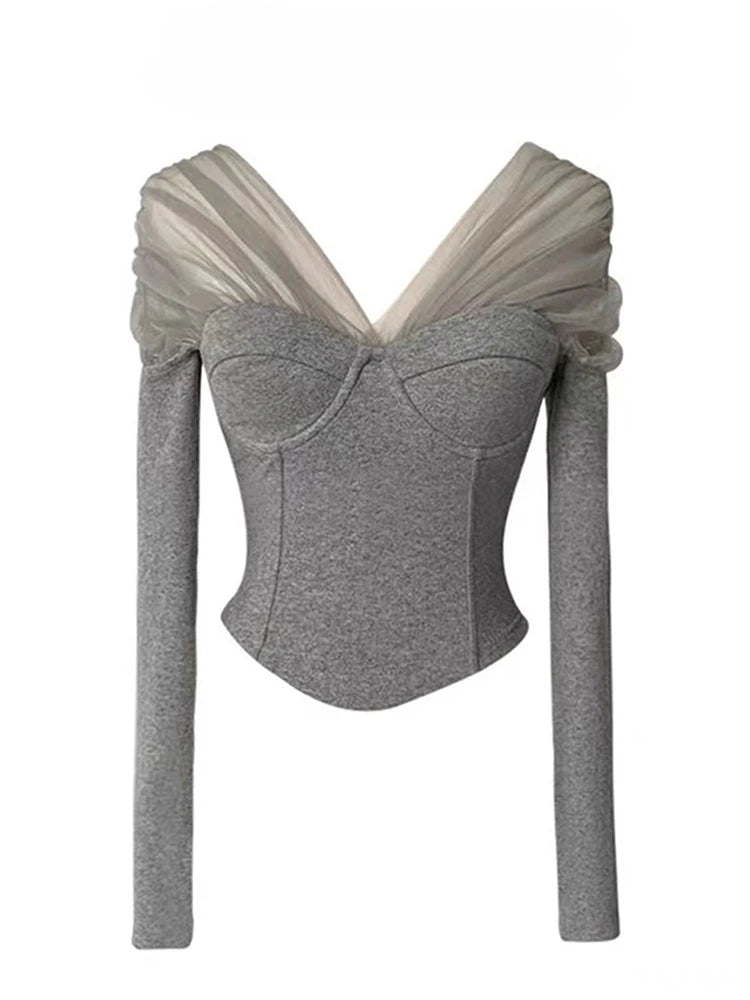 Heather Off Shoulder Top