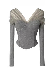 Heather Off Shoulder Top