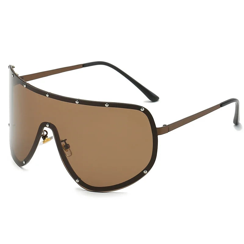 Oversized Shield Sunglasses