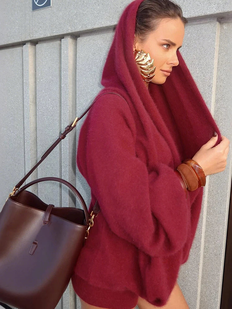 Rouge Deep V-neck Sweater