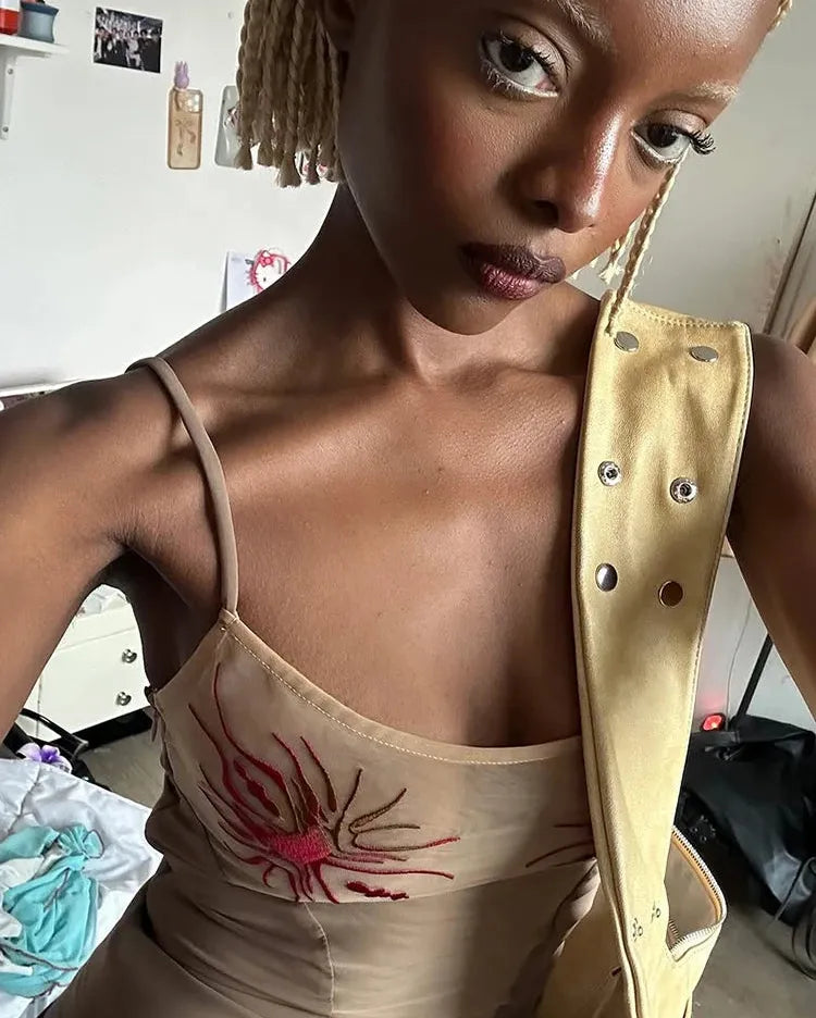 Red Sun Camisole Top