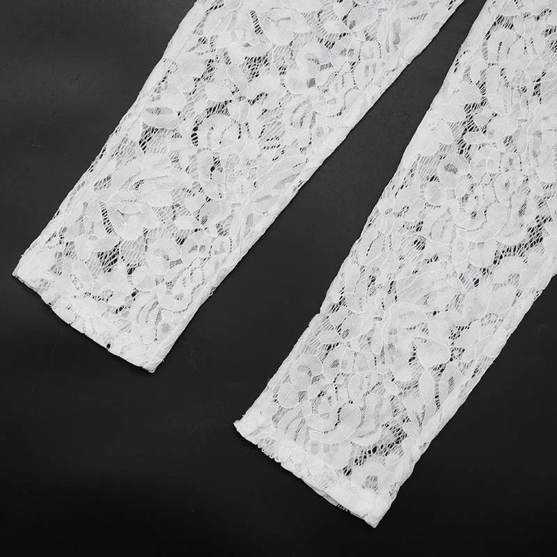 Lace Jacquard Jumpsuit