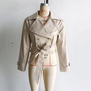 Cropped Trench Coat