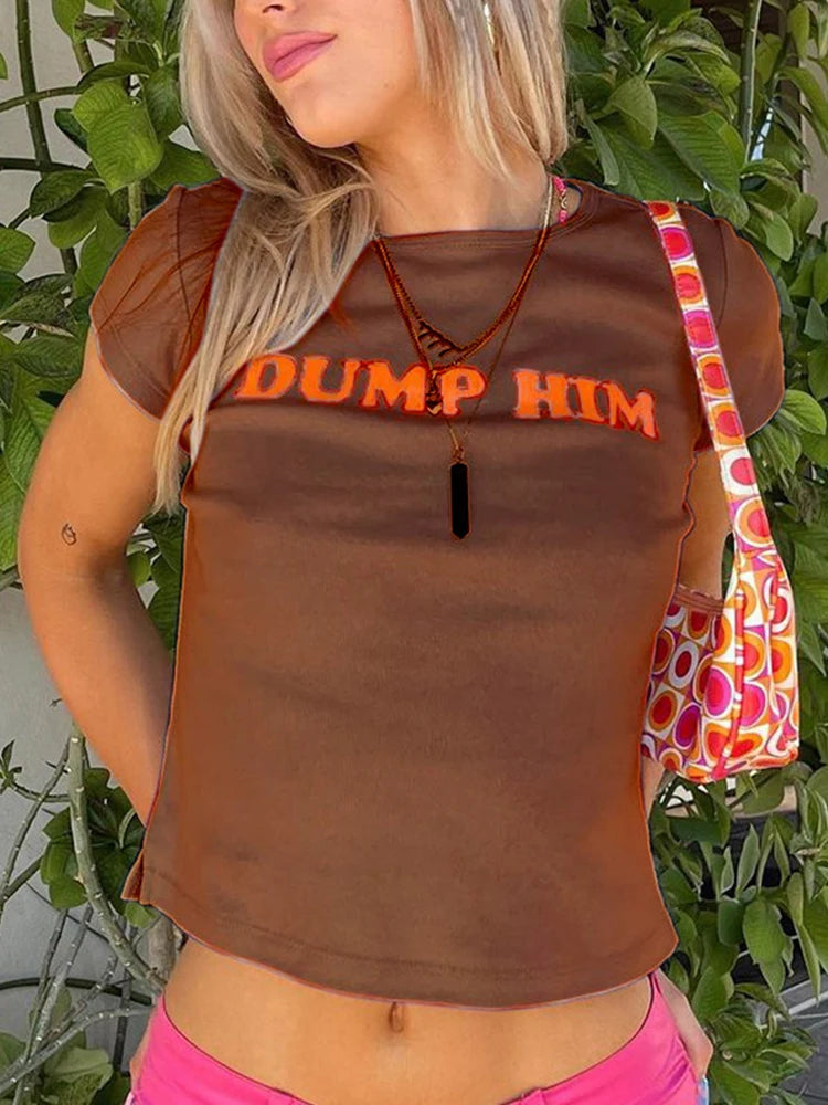 DUMP HIM Baby Tee