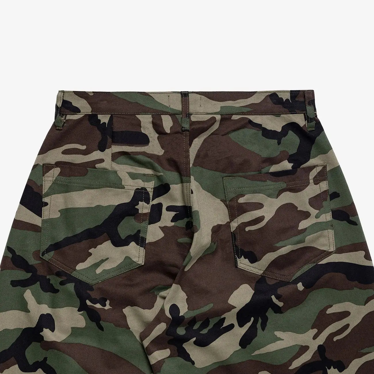 Vintage Camouflage Wide Leg Pants