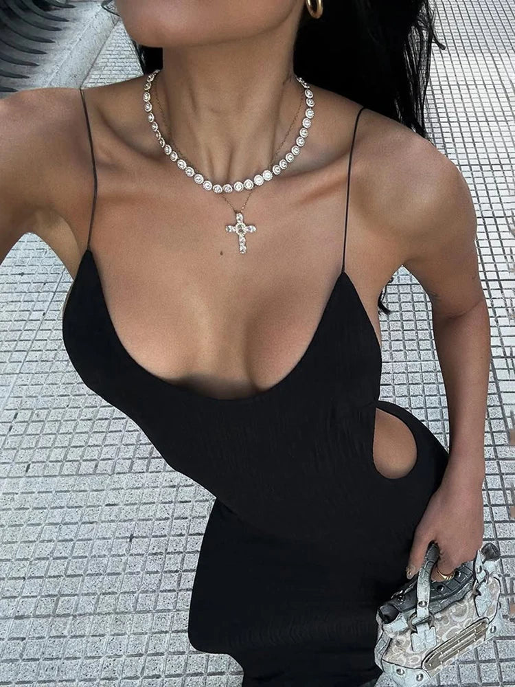 Cross Backless Dress