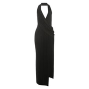 Deep V Maxi Dress