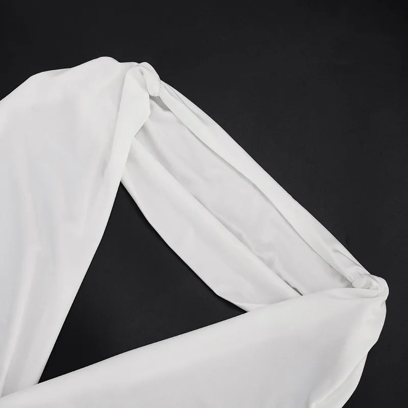Deep V Wrap Dress