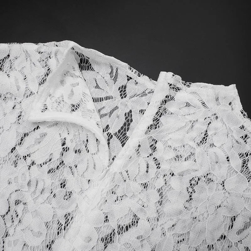 Lace Jacquard Jumpsuit