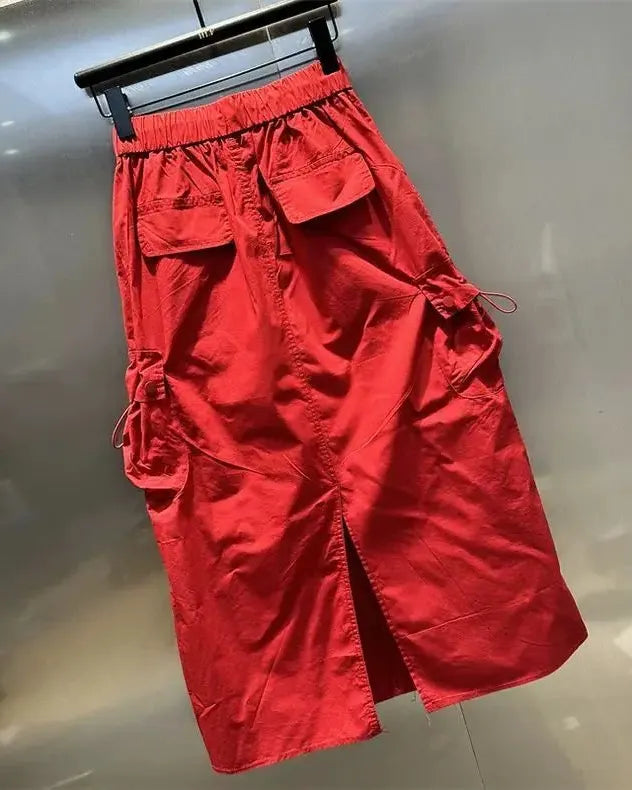 Swish Cargo Maxi Skirt