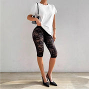 Black Lace Leggings