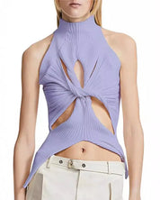 Cut Out Knitted Top
