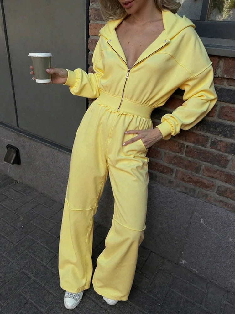 Sporty Tracksuit Set