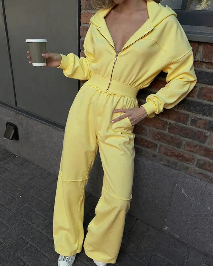 Sporty Tracksuit Set