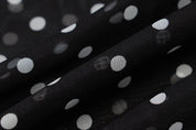 Mesh Polka Dot Maxi Dress