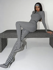 Houndstooth Jumpsuit