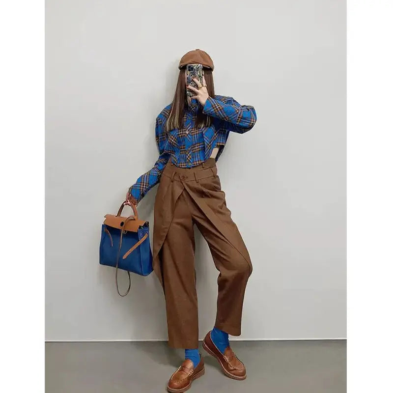 Royal Vintage Plaid Shirt