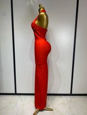 Halter Neck Bandage Dress