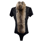 Faux Fur Bodysuit