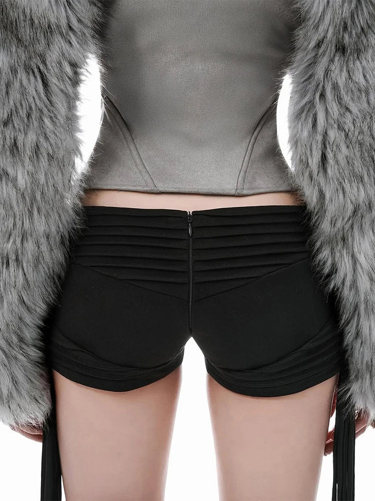Grey Faux Fur Jacket