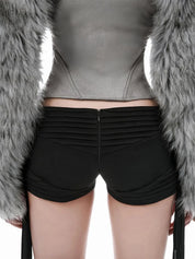 Grey Faux Fur Jacket