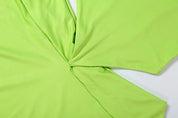 Monte Carlo Maxi Dress- Lime