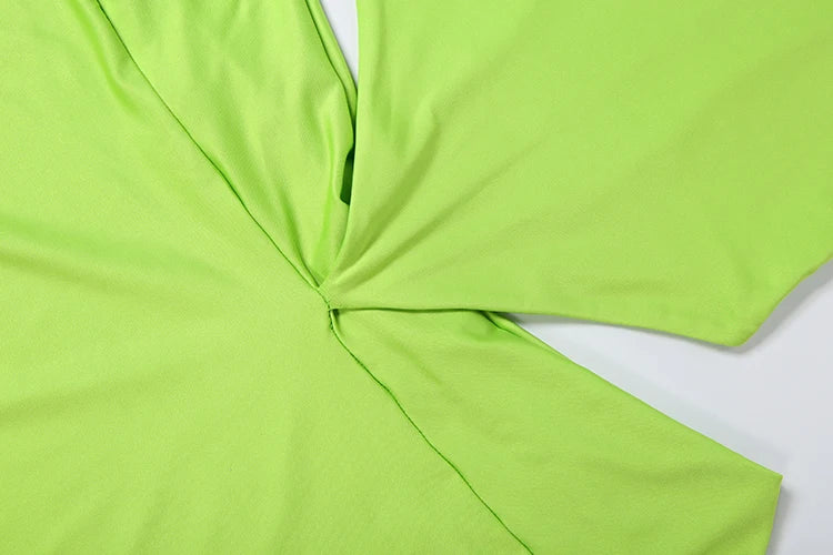 Monte Carlo Maxi Dress- Lime