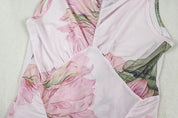 Baby Pink Floral Maxi Dress