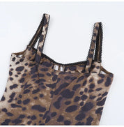 Leopard Print Maxi Dress