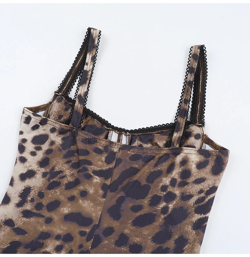 Leopard Print Maxi Dress