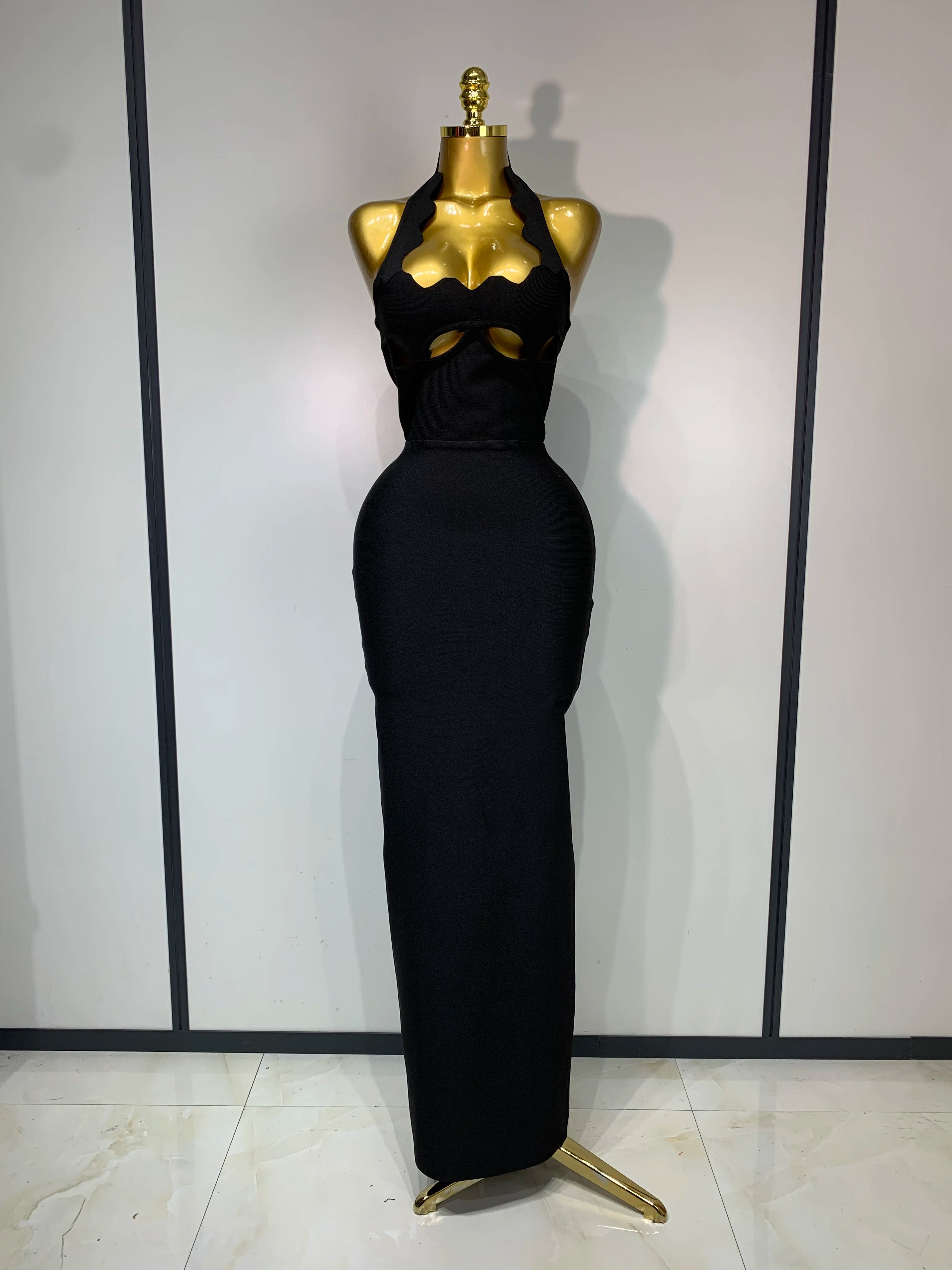 Halter Neck Bandage Dress