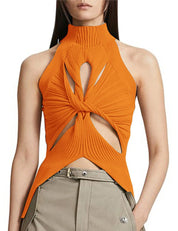 Cut Out Knitted Top