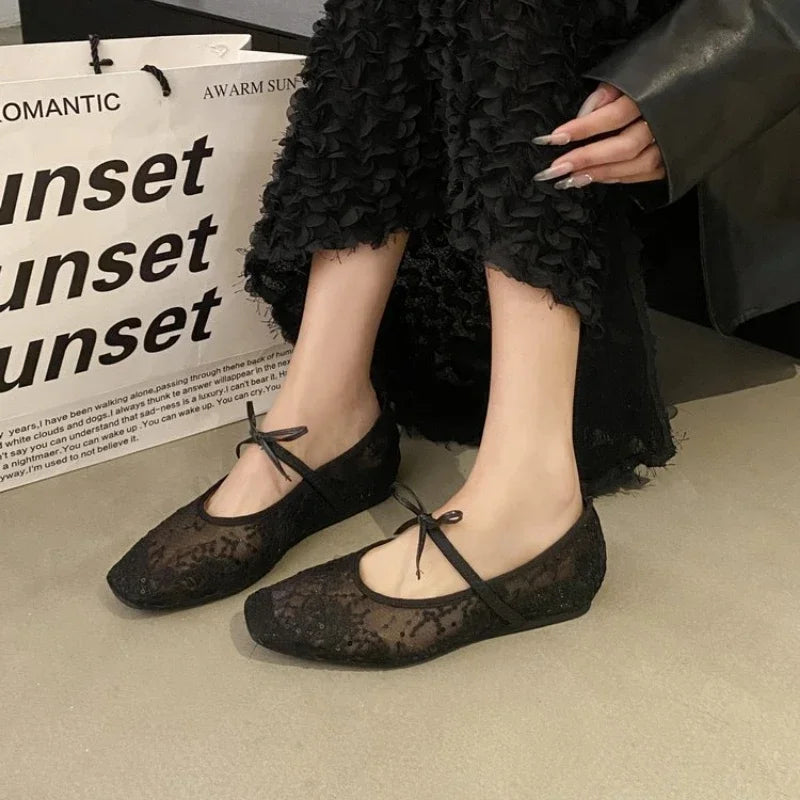 Lace Ballet Flats