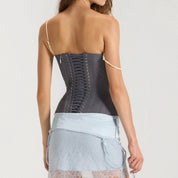 Layered Lace Corset Top