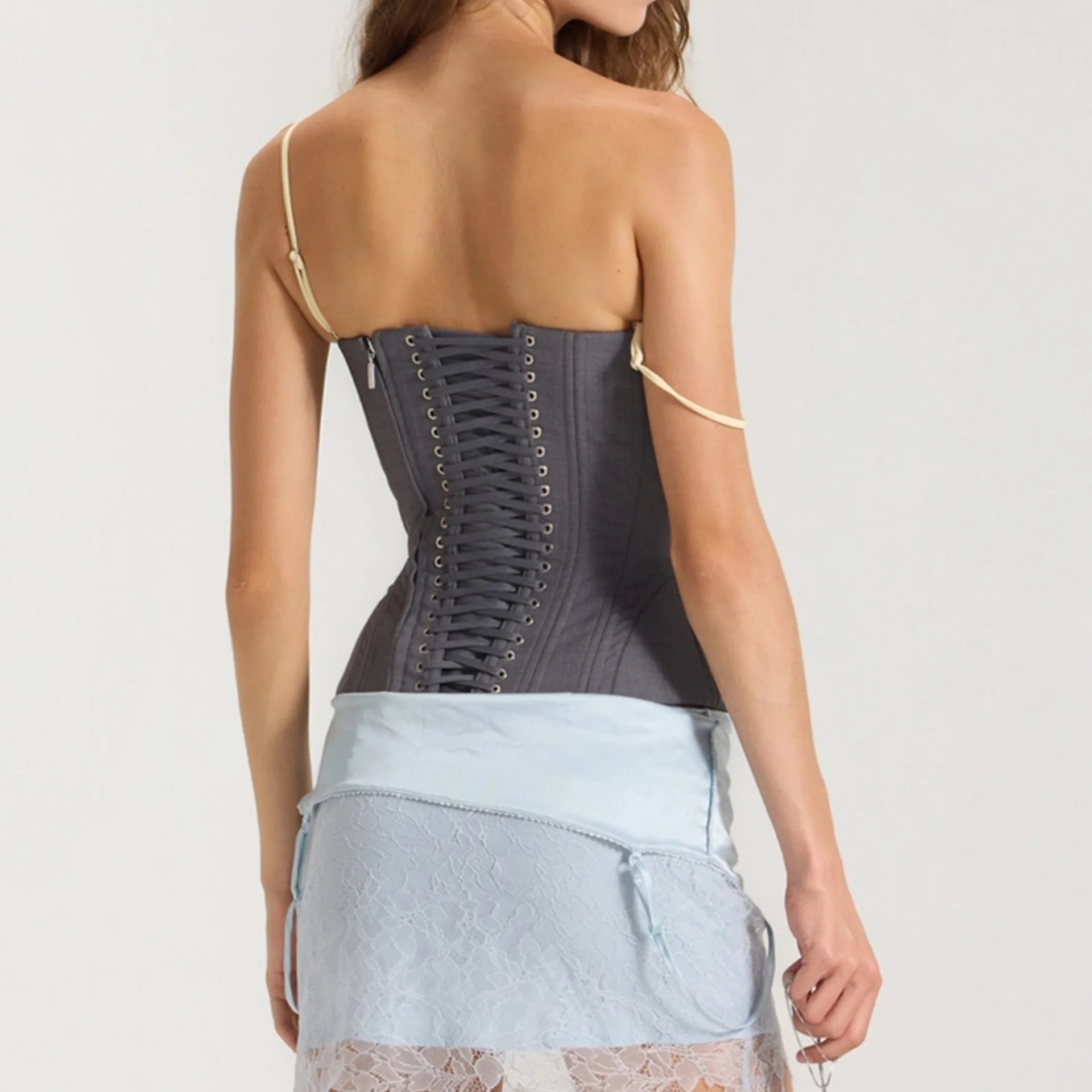 Layered Lace Corset Top